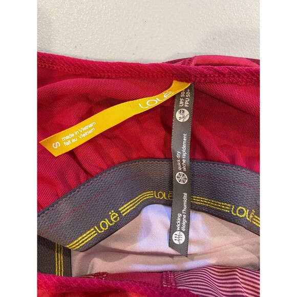 Lole Tank Top Womens Small Red Athletic Athleisure Quick Dry UPF 50+ Gym Yoga - Picture 4 of 6
